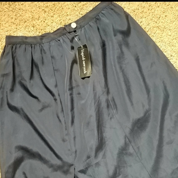 LIQUID NEWYORK SILK SKIRT - Picture 6 of 11